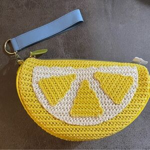 NWT Bath & Body Works “retired” Lemon wedge cosmetic bag